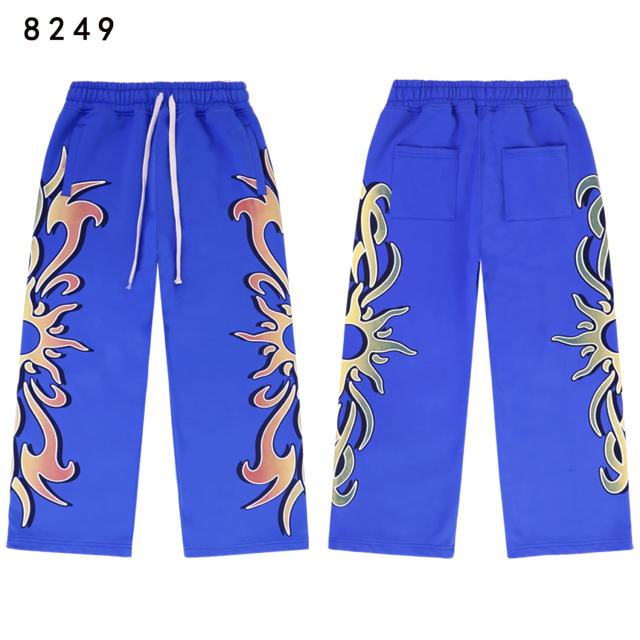 Gradient Sunflower Pattern Print Washed Version Hoodie & Pants Set 2 colors 28705417