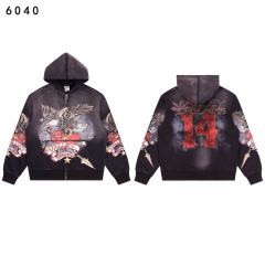 Eagle Star Magic Wand Print Washed Version Hoodie & Pants Set 3 colors 28705418