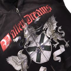 Eagle Evil Dragon God Print Washed Version Hoodie & Pants Set 2 colors 28705416