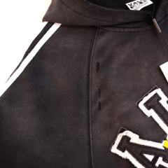 Angry Bee Print Washed Version Hoodie & Pants Set 4 colors 28705419