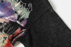 Rhinestone Logo Washed Version Zipper Hoodie 2 colors 28705411