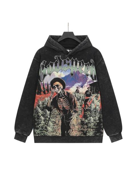 Rhinestone Logo Washed Version Zipper Hoodie 2 colors 28705411