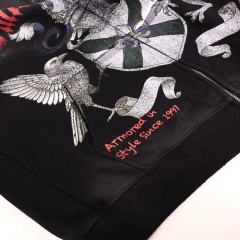 Eagle Evil Dragon God Print Washed Version Hoodie & Pants Set 2 colors 28705416