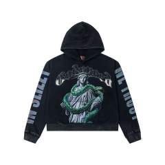 Python Goddess Statue Print Washed Hoodie 28716637