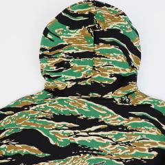 Camouflage Embroidered Letter Zipper Hoodie 4 colors 28705421