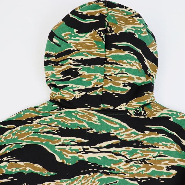 Camouflage Embroidered Letter Zipper Hoodie 4 colors 28705421