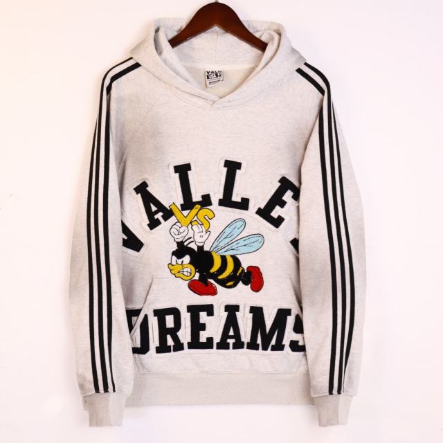 Angry Bee Print Washed Version Hoodie & Pants Set 4 colors 28705419