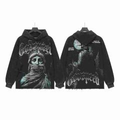 Wear Holy Images Print Washed Hoodie 2 colors 28696539