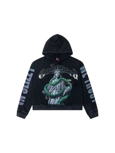 Python Goddess Statue Print Washed Hoodie 28716637