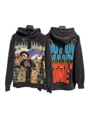 Rhinestone Logo Washed Version Zipper Hoodie 2 colors 28705411