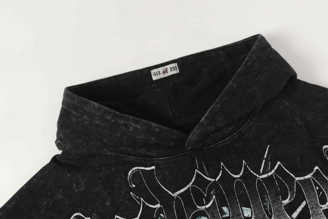 Wear Holy Images Print Washed Hoodie 2 colors 28696539