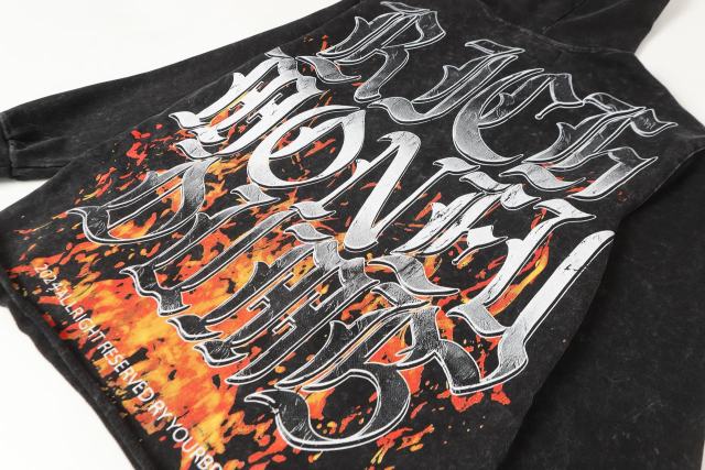 Skeleton Dollar Letter Print Washed Hoodie 2 colors 28690404