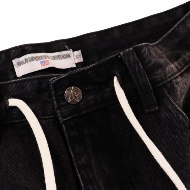 Sunflower Waterdrop Rhinestone Washed Denim Shorts 2 colors 28899679
