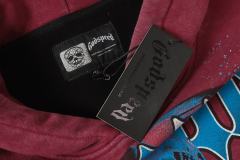 Skeleton Robot Print Washed Hoodie 2 colors 28696536