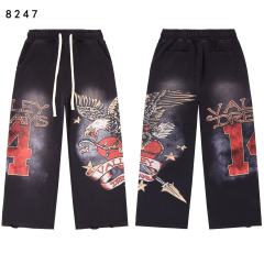Eagle Star Magic Wand Print Washed Version Hoodie & Pants Set 3 colors 28705418