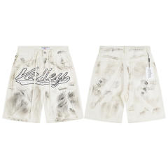 Vale Forever Rhinestone Graffiti Jorts Jean Shorts 3 colors