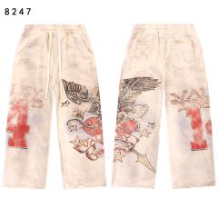 Eagle Star Magic Wand Print Washed Version Hoodie & Pants Set 3 colors 28705418