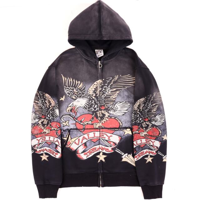 Eagle Star Magic Wand Print Washed Version Hoodie & Pants Set 3 colors 28705418