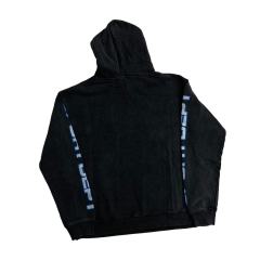Two Dogs Letter Print Washed Version Hoodie 28523830