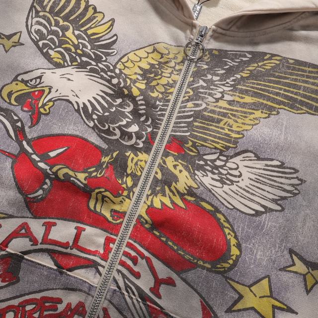Eagle Star Magic Wand Print Washed Version Hoodie 28709901