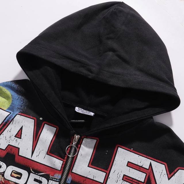 Tianma Armor Knight Print Washed Version Hoodie 28709899