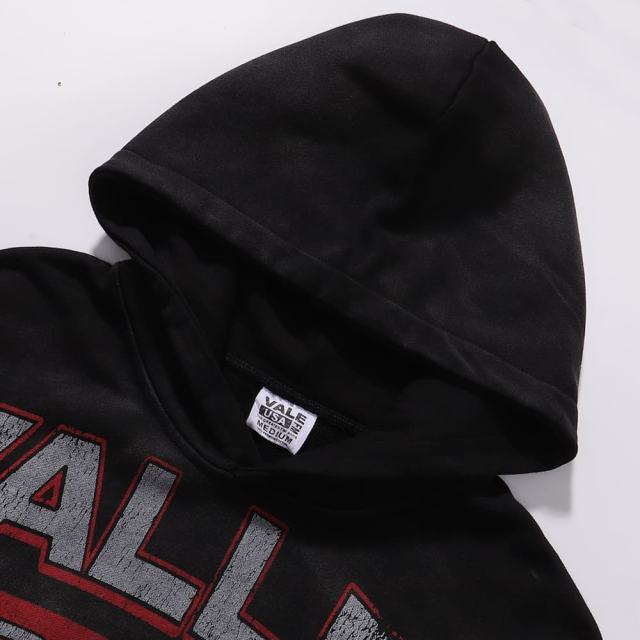 Chain Dog Print Washed Version Hoodie 28746799