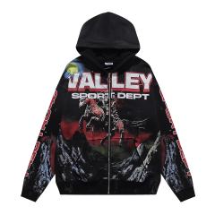 Tianma Armor Knight Print Washed Version Hoodie 28709899