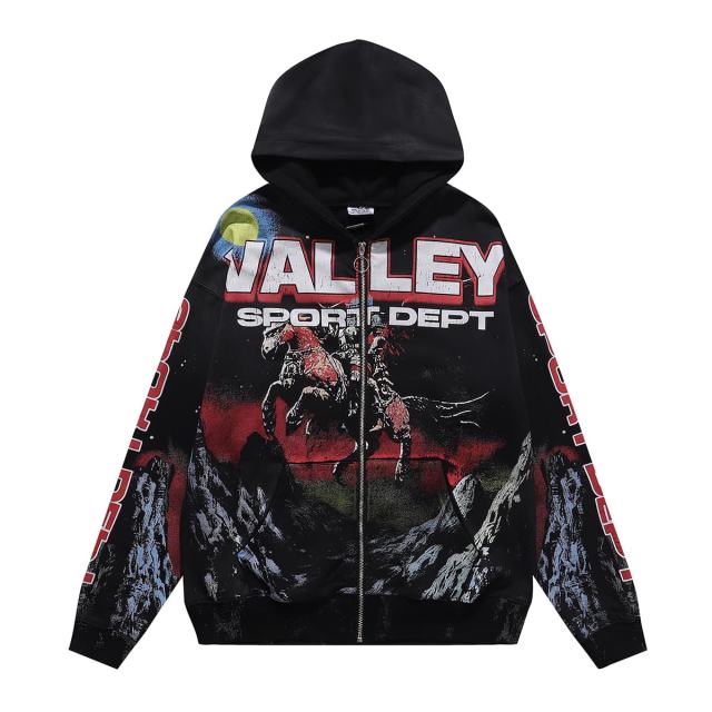 Tianma Armor Knight Print Washed Version Hoodie 28709899