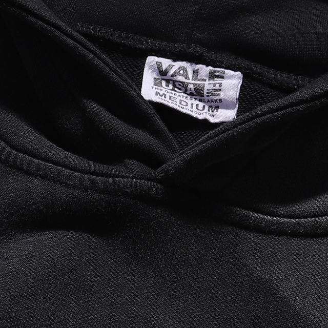 Large Chain Back Letter Printed Washed Version Hoodie 28711245
