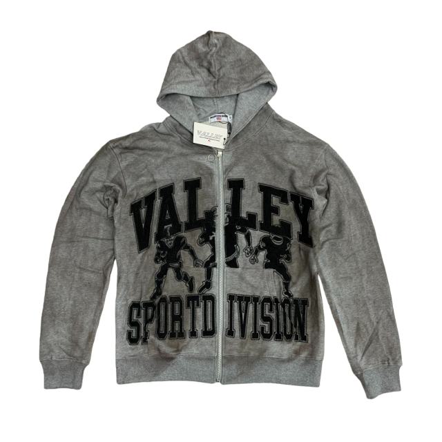 Patterned Letter Embroidered Washed Version Hoodie 2 colors 28523839