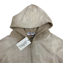 Embroidered Letter Water Ripple Washed Version Hoodie 3 colors 28576623