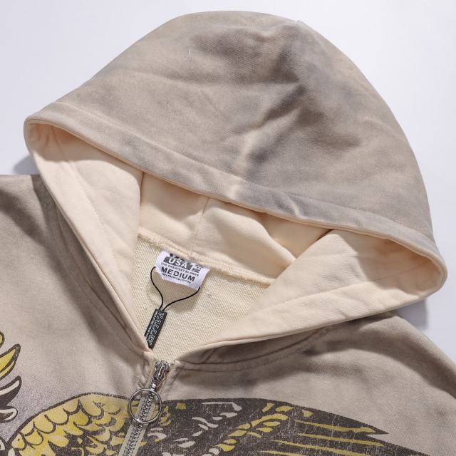 Eagle Star Magic Wand Print Washed Version Hoodie 28709901