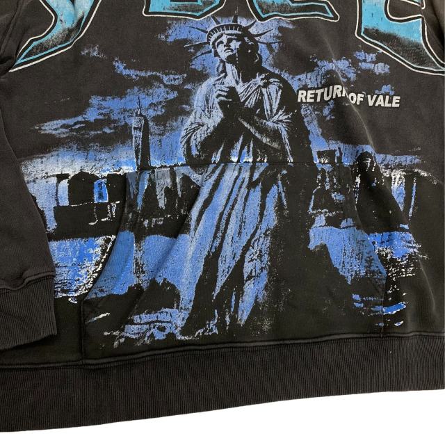 Statue of Liberty Prayer Print Washed Version Hoodie 28636875