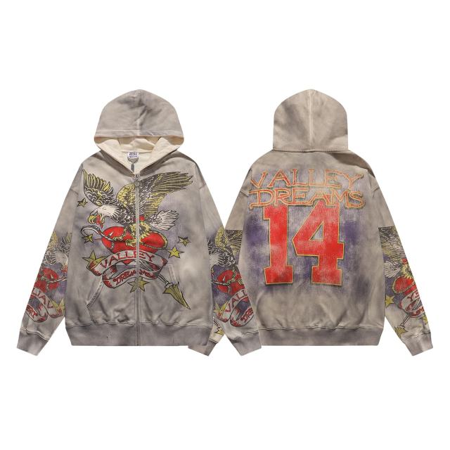 Eagle Star Magic Wand Print Washed Version Hoodie 28709901