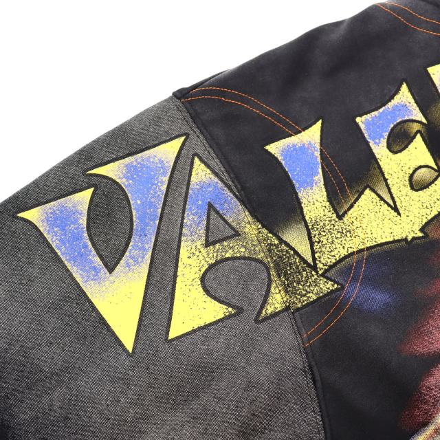 Dark Aesthetic Grim Reaper Graphic Distressed Zip Hoodie 28978141