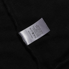 Large Chain Back Letter Printed Washed Version Hoodie 28711245