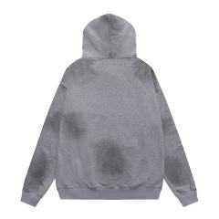 Flame Red Lip Beauty Print Washed Version Hoodie 28709897