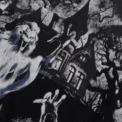 Dark Castle Evil Spirit Print Washed Version Hoodie 28709900