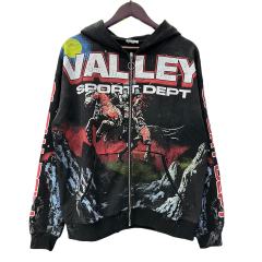 Tianma Armor Knight Print Washed Version Hoodie 28709899