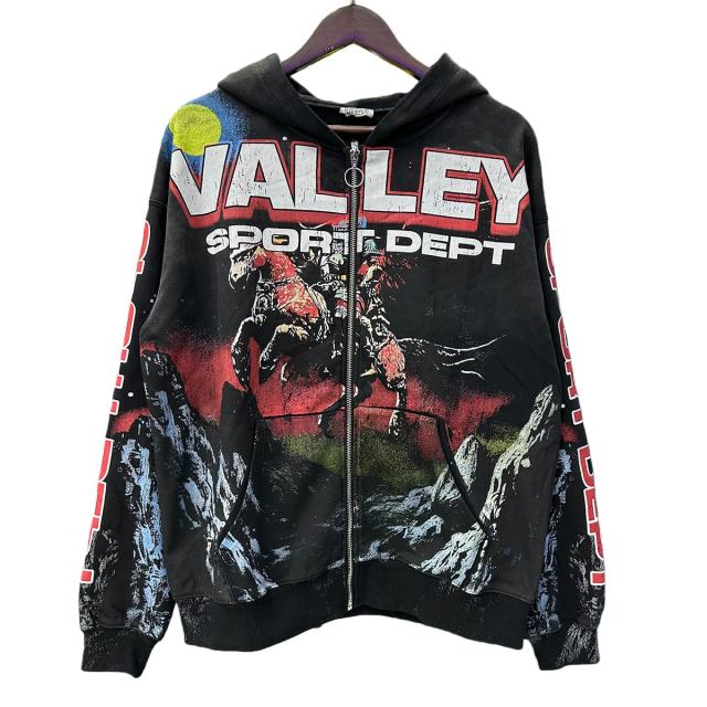 Tianma Armor Knight Print Washed Version Hoodie 28709899