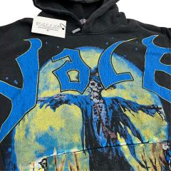 Skeleton Scarecrow Print Washed Version Hoodie 28642061