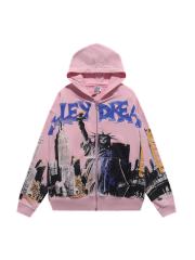 Statue of Liberty Print Washed Version Hoodie 28709898
