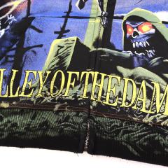 Dark Aesthetic Grim Reaper Graphic Distressed Zip Hoodie 28978141