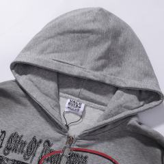 Flame Red Lip Beauty Print Washed Version Hoodie 28709897