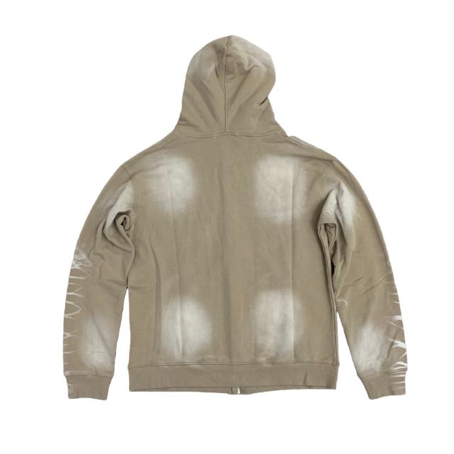 Embroidered Letter Water Ripple Washed Version Hoodie 3 colors 28576623