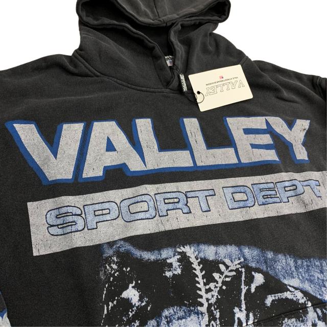 Two Dogs Letter Print Washed Version Hoodie 28523830
