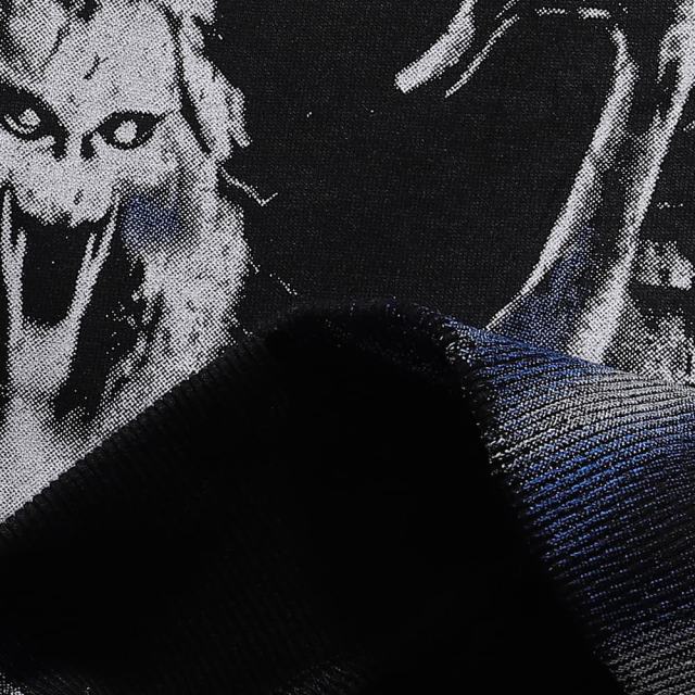 Dark Castle Evil Spirit Print Washed Version Hoodie 28709900