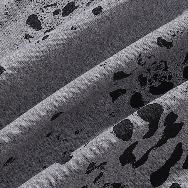 Black Spot Leopard Print Washed Version Hoodie 28709902