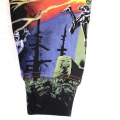 Dark Aesthetic Grim Reaper Graphic Distressed Zip Hoodie 28978141