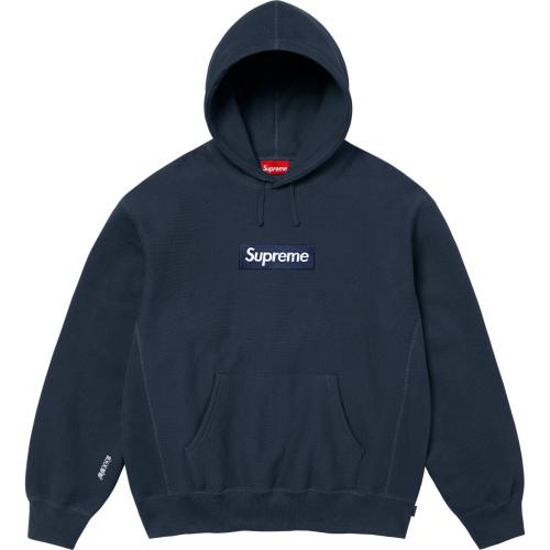 SUPREM* BOX LOGO HOODIE NAVY BLUE